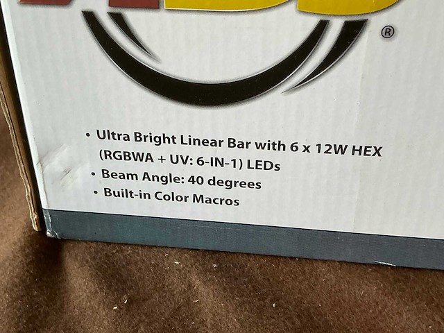 Adj ultra hex bar 9 led bar - afbeelding 3 van  3