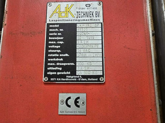 Adk - 1999 - lkm 3x2 sp - laskolommen - afbeelding 5 van  13