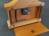 Adler houten kwartskamermandklok - afbeelding 5 van  5