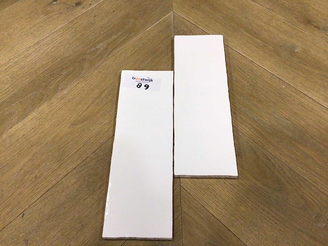 Adobe villa white glans wandtegel 10x30 cm 17,40 m² - afbeelding 4 van  5