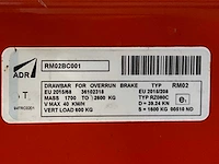 Adr rm02bc001 trekstang voor oplooprem - afbeelding 6 van  6