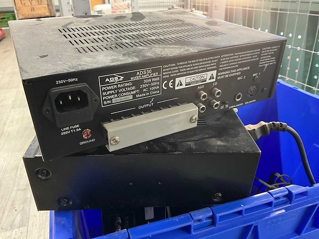 Ads 30 mixer versterker (2x) - afbeelding 2 van  3