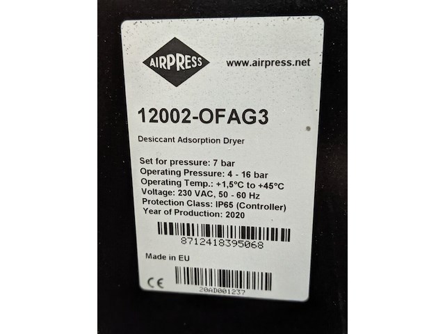 Adsorptiedrogerset airpress, 12002-ofag3 - afbeelding 8 van  8
