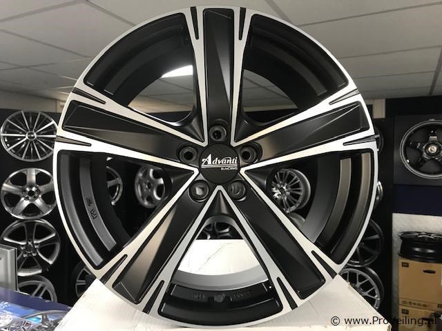 Advanti raccoon aluminium velgenset - 5x112 7.5j et45 - afbeelding 1 van  1