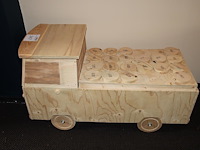 Advent bus afm. 87 x 36 x 50 cm. - afbeelding 1 van  2