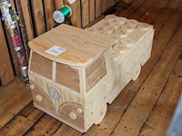 Advent bus afm. 87 x 36 x 50 cm. - afbeelding 1 van  2