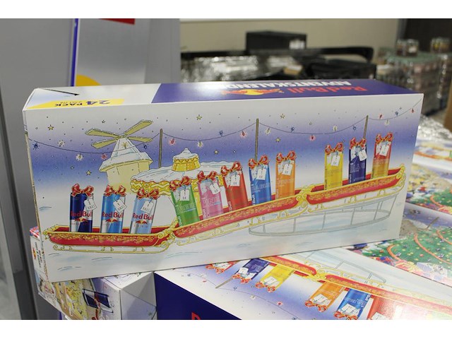 Adventskalender red bull 24x 250 ml. tht 6-2026. - afbeelding 2 van  2