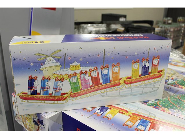 Adventskalender red bull 24x 250 ml. tht 6-2026. - afbeelding 2 van  2