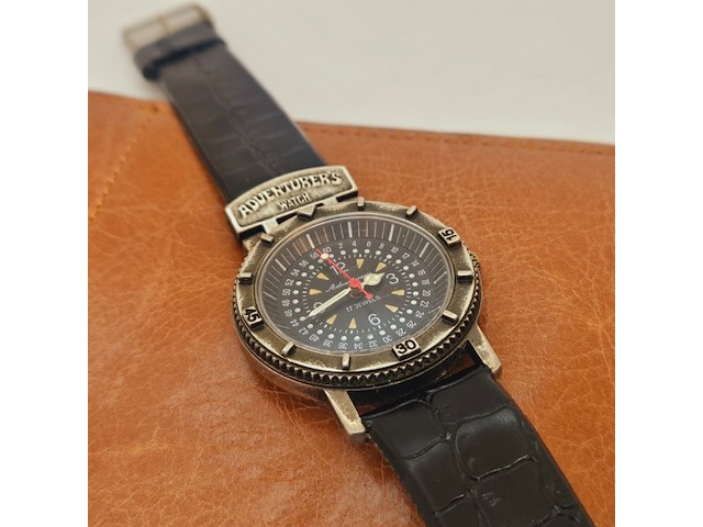 Adventurer's watch - mechanisch herenhorloge - afbeelding 2 van  6