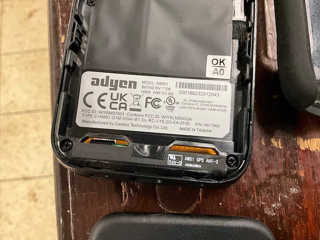 Adyen ams1 pin terminals (2x) - afbeelding 8 van  8