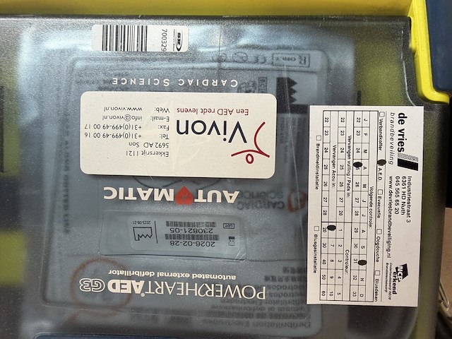Aed, cardiac science / aivia, powerheart aed g3 - afbeelding 6 van  10
