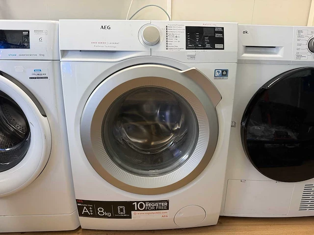 Aeg - 6000 series lavamat prosense - wasmachine 8 kg - afbeelding 1 van  5