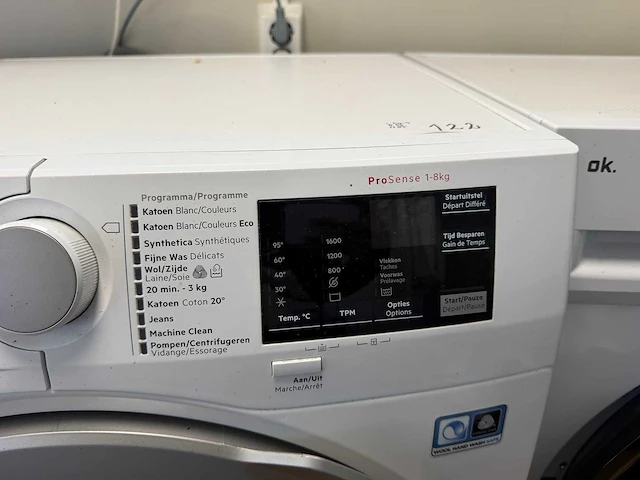 Aeg - 6000 series lavamat prosense - wasmachine 8 kg - afbeelding 4 van  5