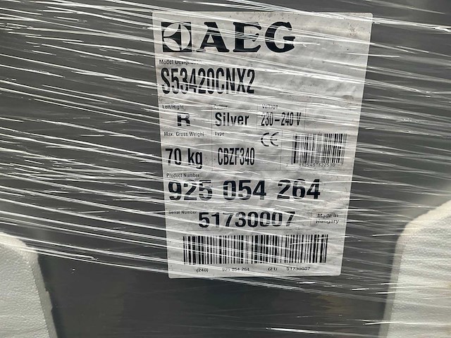 Aeg - koelkast- en vriescombinatie - s53420ccnx2 - koelkast - afbeelding 3 van  3