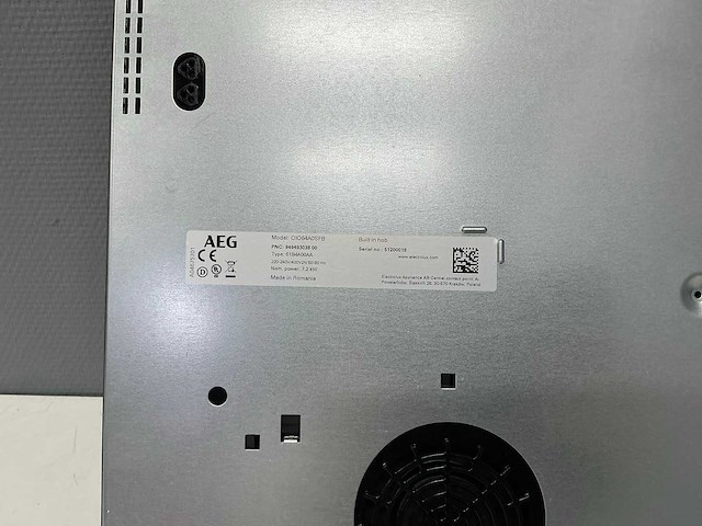 Aeg - oio64a0sfb 61ba00aa - kookplaat - afbeelding 9 van  9