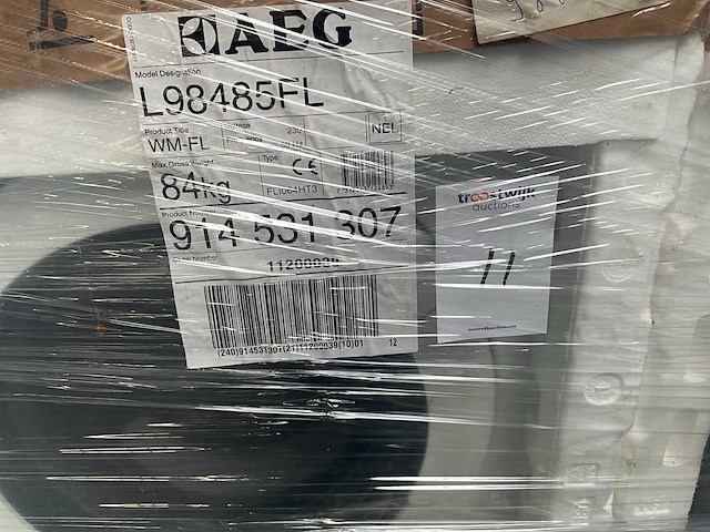 Aeg - vrijstaande wasmachine 8 kg - l98485fl - wasmachine - afbeelding 2 van  2