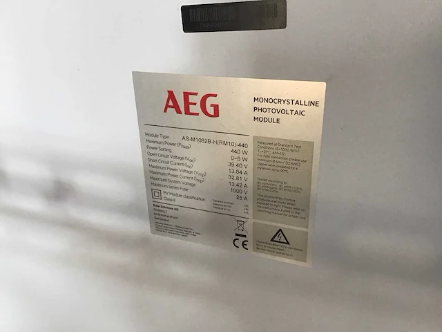 Aeg 440 zonnepanelen (3x) - afbeelding 2 van  2