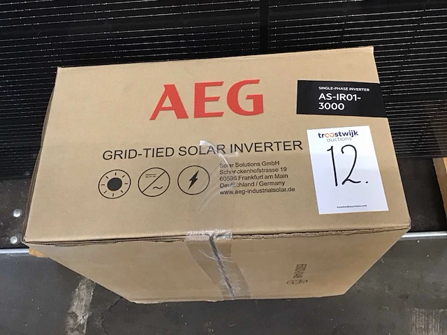 Aeg 455 glas glas 7 zonnepanelen en 1 aeg omvormer - afbeelding 2 van  3