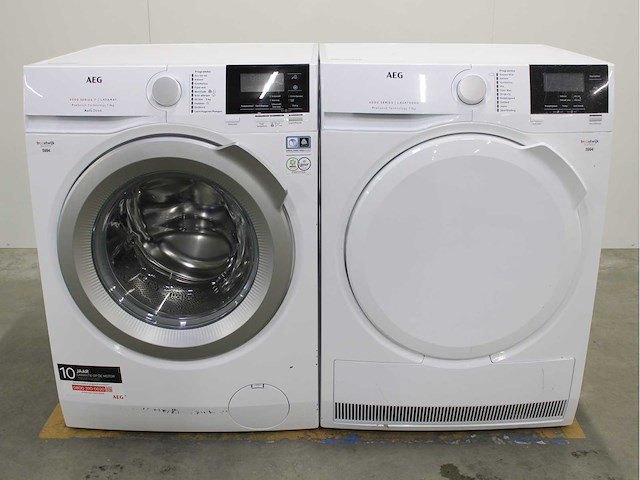 Aeg 6000 series | lavamat prosense technology autodose wasmachine & aeg 6000 series | lavatherm prosense technology wasdroger - afbeelding 1 van  8