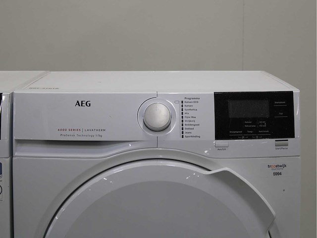 Aeg 6000 series | lavamat prosense technology autodose wasmachine & aeg 6000 series | lavatherm prosense technology wasdroger - afbeelding 6 van  8