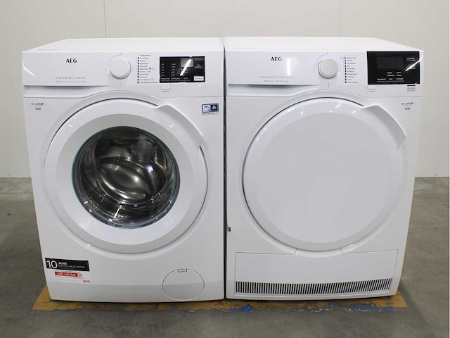 Aeg 6000 series | lavamat prosense technology wasmachine & aeg 6000 series | lavatherm prosense technology wasdroger - afbeelding 1 van  8