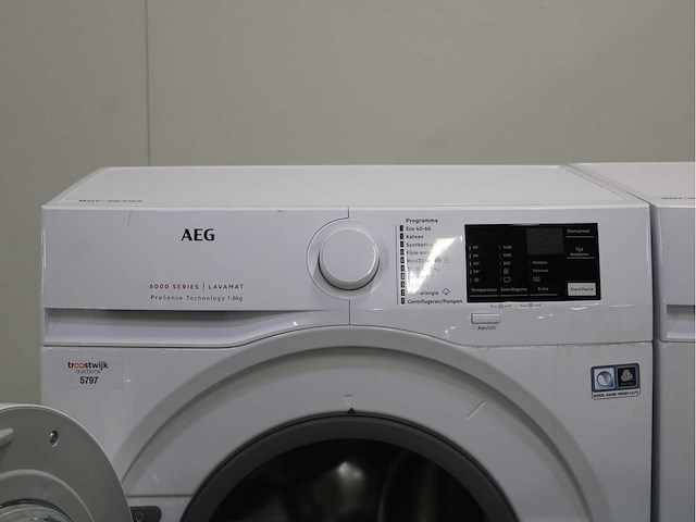 Aeg 6000 series | lavamat prosense technology wasmachine & aeg 6000 series | lavatherm prosense technology wasdroger - afbeelding 3 van  8