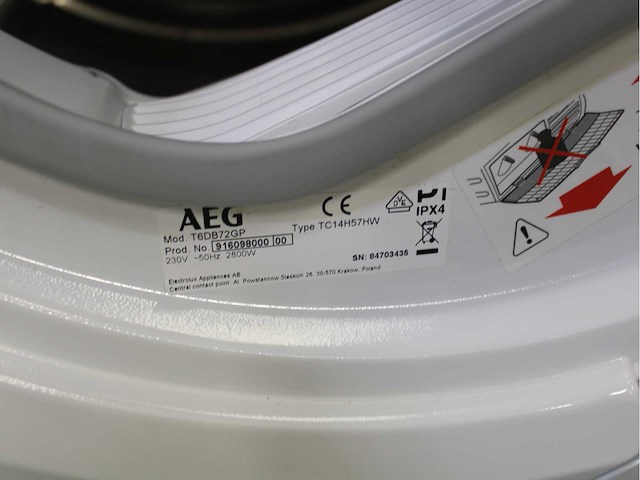 Aeg 6000 series | lavamat prosense technology wasmachine & aeg 6000 series | lavatherm prosense technology wasdroger - afbeelding 8 van  8