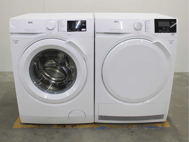 Aeg 6000 series | lavamat prosense technology wasmachine & aeg 6000 series | lavatherm prosense technology wasdroger - afbeelding 1 van  8