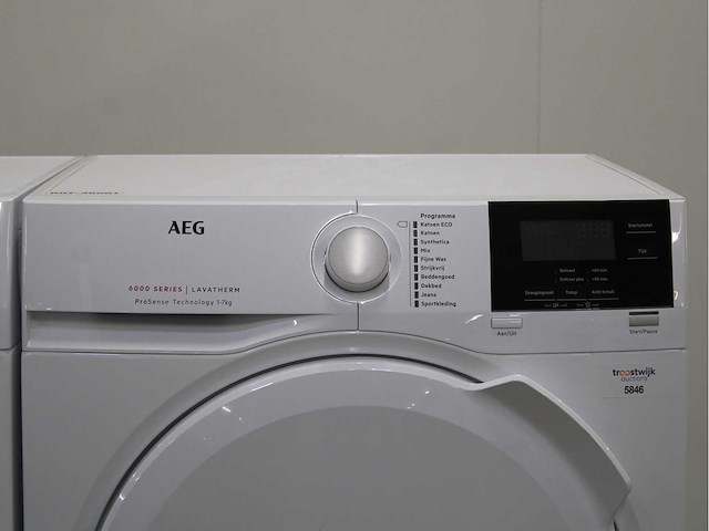 Aeg 6000 series | lavamat prosense technology wasmachine & aeg 6000 series | lavatherm prosense technology wasdroger - afbeelding 6 van  8