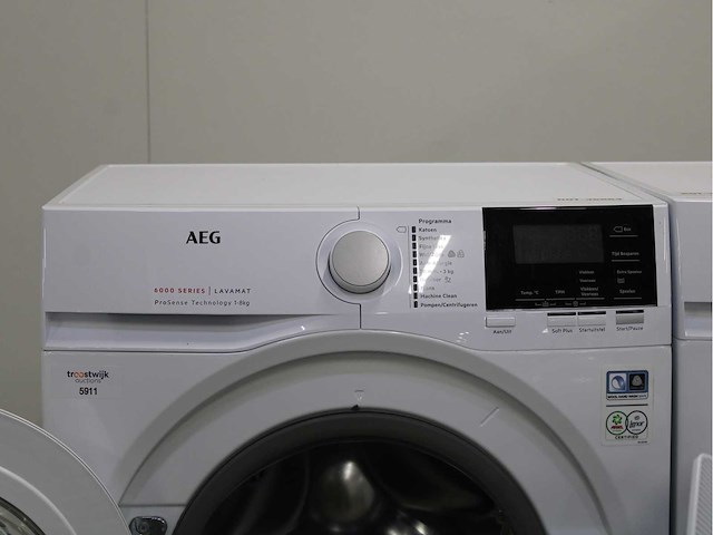 Aeg 6000 series | lavamat prosense technology wasmachine & aeg 6000 series | lavatherm prosense technology wasdroger - afbeelding 3 van  7