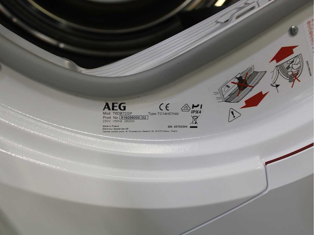 Aeg 6000 series | lavamat prosense technology wasmachine & aeg 6000 series | lavatherm prosense technology wasdroger - afbeelding 7 van  7
