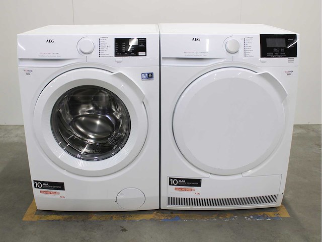 Aeg 6000 series | lavamat prosense technology wasmachine & aeg 6000 series | lavatherm prosense technology wasdroger - afbeelding 1 van  8