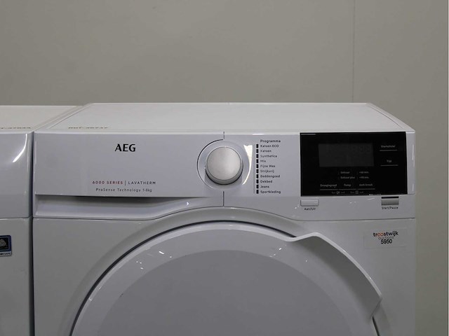 Aeg 6000 series | lavamat prosense technology wasmachine & aeg 6000 series | lavatherm prosense technology wasdroger - afbeelding 6 van  8