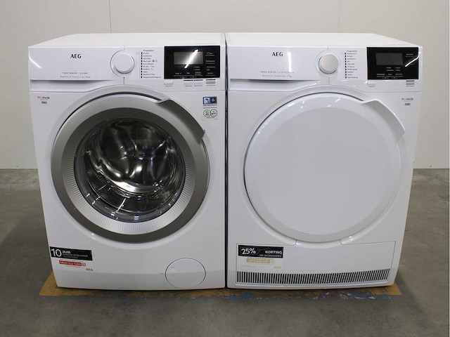 Aeg 6000 series | lavamat prosense technology wasmachine & aeg 6000 series | lavatherm prosense technology wasdroger - afbeelding 1 van  7