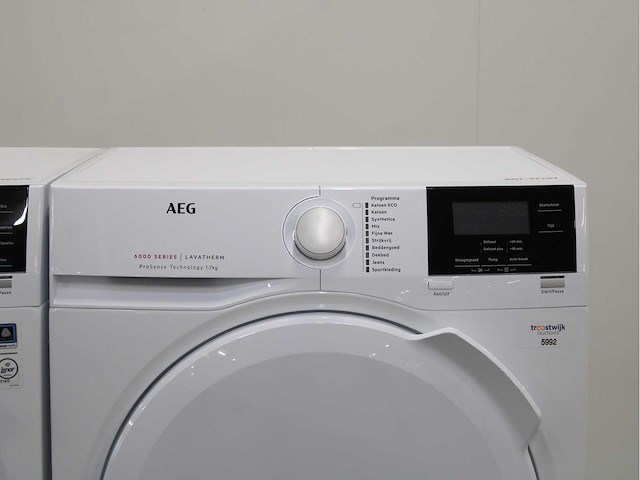 Aeg 6000 series | lavamat prosense technology wasmachine & aeg 6000 series | lavatherm prosense technology wasdroger - afbeelding 5 van  7