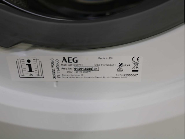 Aeg 6000 series | lavamat prosense technology wasmachine & aeg 7000 series | lavatherm sensidry technology wasdroger - afbeelding 5 van  8