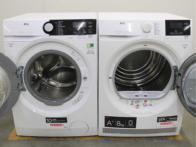 Aeg 6000 series | lavamat prosense technology wasmachine & aeg 7000 series | lavatherm sensidry technology wasdroger - afbeelding 2 van  8