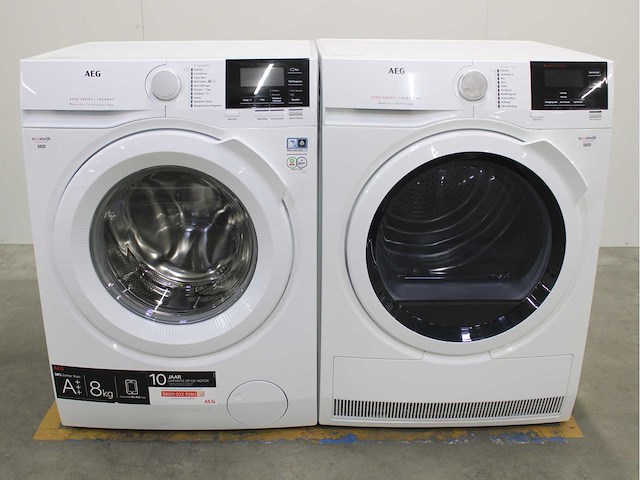 Aeg 6000 series | lavamat prosense technology wasmachine & aeg 7000 series | lavatherm sensidry technology wasdroger - afbeelding 1 van  8