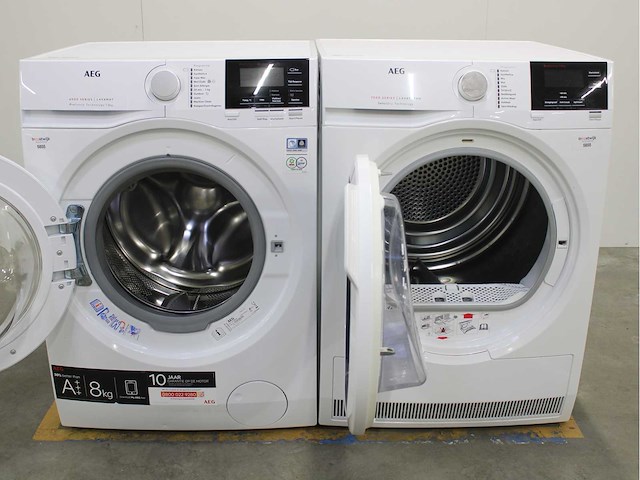 Aeg 6000 series | lavamat prosense technology wasmachine & aeg 7000 series | lavatherm sensidry technology wasdroger - afbeelding 2 van  8