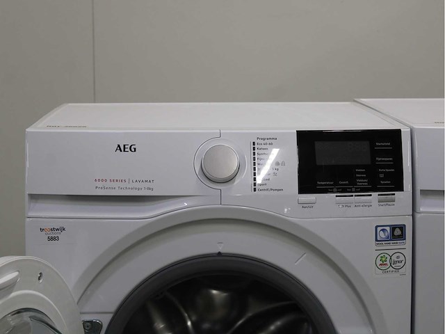 Aeg 6000 series | lavamat prosense technology wasmachine & aeg 7000 series | lavatherm sensidry technology wasdroger - afbeelding 3 van  8
