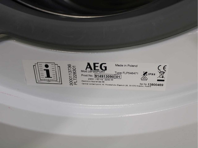 Aeg 6000 series | lavamat prosense technology wasmachine & aeg 7000 series | lavatherm sensidry technology wasdroger - afbeelding 5 van  8