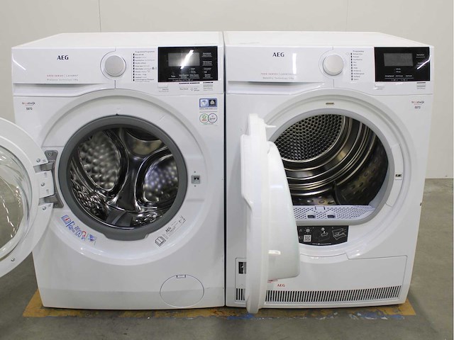 Aeg 6000 series | lavamat prosense technology wasmachine & aeg 7000 series | lavatherm sensidry technology wasdroger - afbeelding 2 van  8