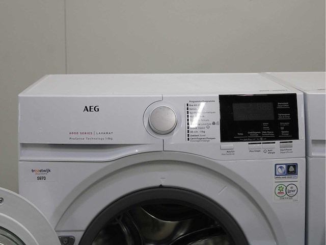 Aeg 6000 series | lavamat prosense technology wasmachine & aeg 7000 series | lavatherm sensidry technology wasdroger - afbeelding 3 van  8