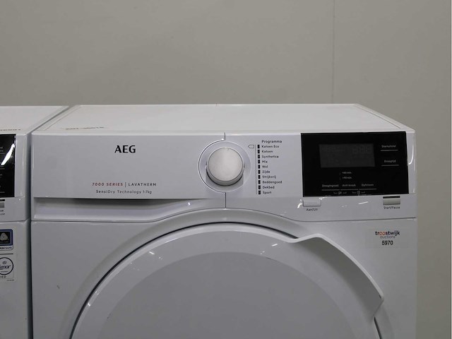Aeg 6000 series | lavamat prosense technology wasmachine & aeg 7000 series | lavatherm sensidry technology wasdroger - afbeelding 6 van  8