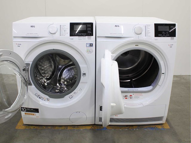 Aeg 7000 series | lavamat prosteam technology wasmachine & aeg 6000 series | lavatherm prosense technology wasdroger - afbeelding 2 van  7