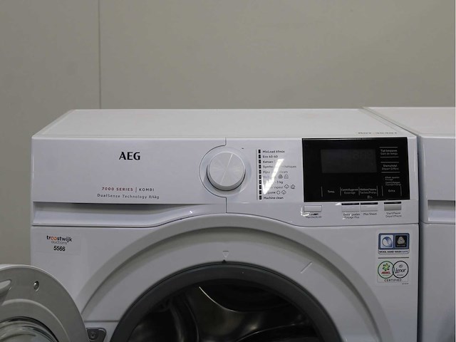 Aeg 7000 series | lavamat prosteam technology wasmachine & aeg 6000 series | lavatherm prosense technology wasdroger - afbeelding 3 van  7