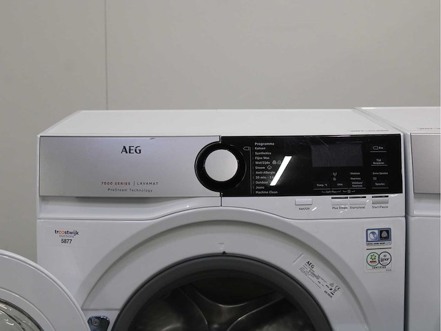 Aeg 7000 series | lavamat prosteam technology wasmachine & aeg 8000 series | lavatherm absolutecare system wasdroger - afbeelding 3 van  8