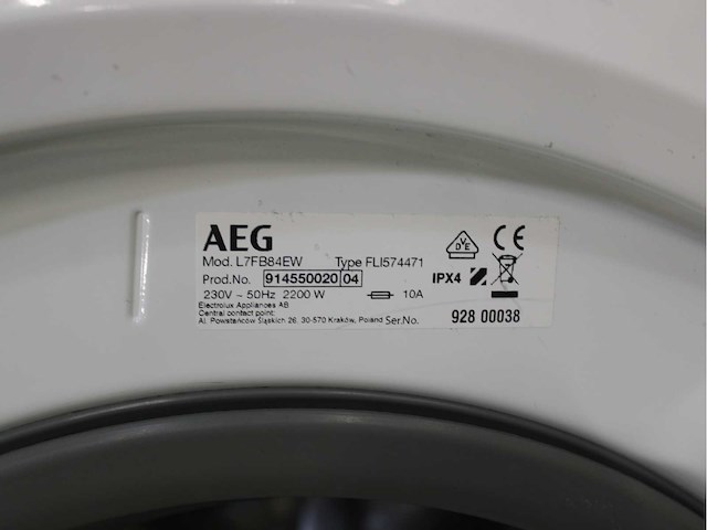 Aeg 7000 series | lavamat prosteam technology wasmachine & aeg 8000 series | lavatherm absolutecare system wasdroger - afbeelding 5 van  8