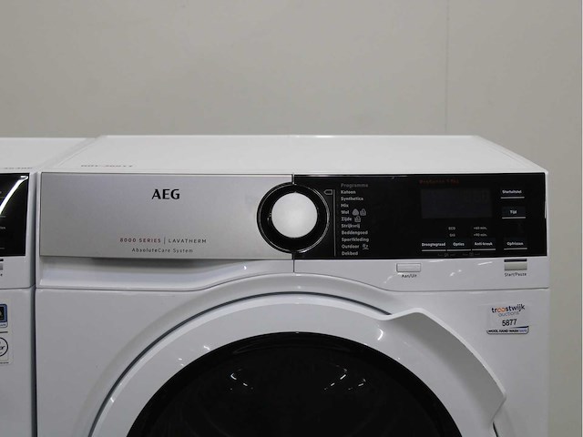 Aeg 7000 series | lavamat prosteam technology wasmachine & aeg 8000 series | lavatherm absolutecare system wasdroger - afbeelding 6 van  8
