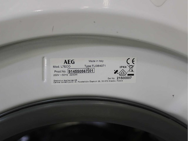 Aeg 7000 series | lavamat prosteam technology wasmachine & aeg 8000 series | lavatherm absolutecare system wasdroger - afbeelding 5 van  8